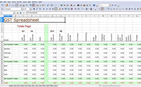 Record Keeping Spreadsheet Templates 1 Basic Bookkeeping And Monthly