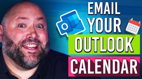 How To Insert Your Outlook Calendar Into An Email Youtube