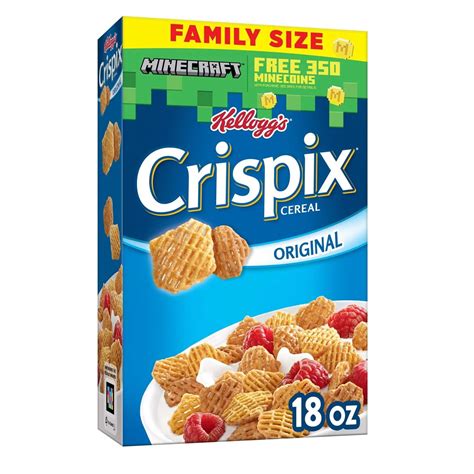 Kelloggs Crispix Original Cold Breakfast Cereal 18 Oz Dover Mart