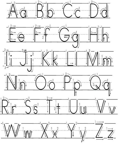 Handwriting For Kids Alphabet Writing Practice Preschool Writing