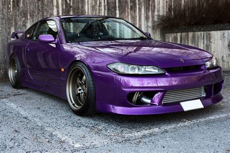 Purple Coupe Nissan Silvia Spec R Japanese Cars Jdm S Silvia S Nissan S Stanceworks