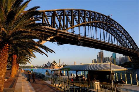 The Sydney Harbour Bridge Opera House And City Buildings Australia