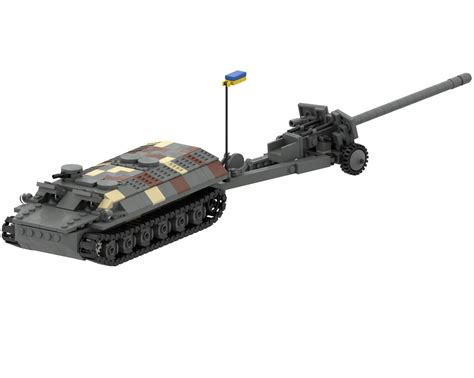 Lego Moc Ukrainian Towed Anti Tank Gun Mt 12 Mt Lb By Brawngp94