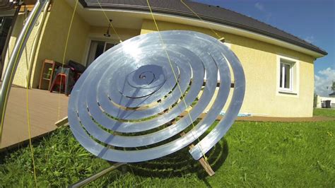 Solar Reflector Fresnel Spiral Youtube