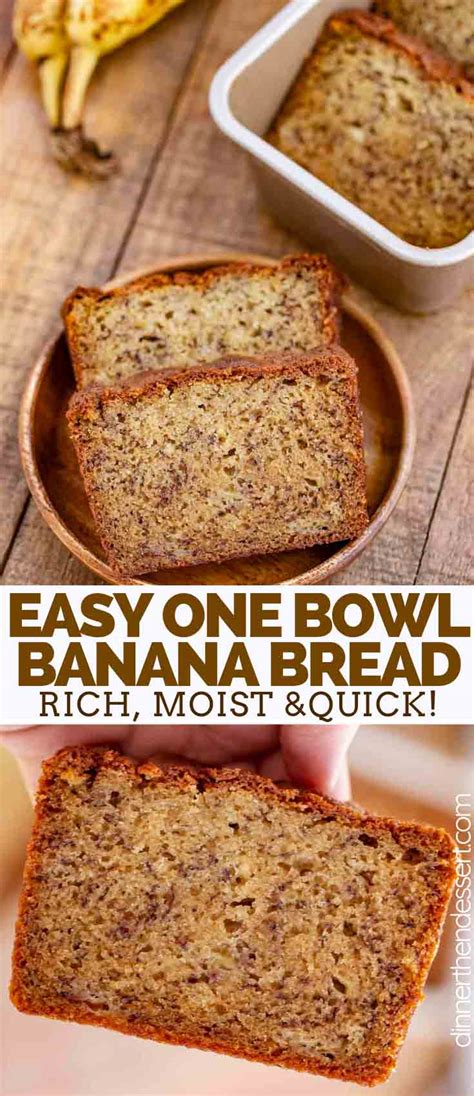 This is where banana bread swoops in to save the day! Easy Banana Bread (No Mixer!) - Dinner, then Dessert