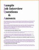 Sample Medical School Interview Questions And Answers Photos