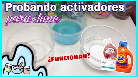 Probando Activadores Para Slime Sin Bórax 💦🙅🏻‍♀️ Youtube