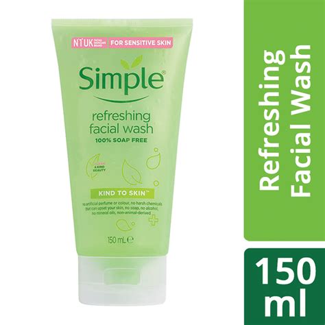 Simple Kind To Skin Refreshing Facial Wash Buy Simple Kind To Skin