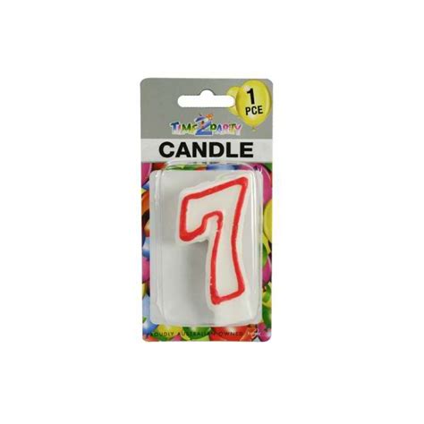 Number 7 Birthday Candle 75cm High Excellent For Parties