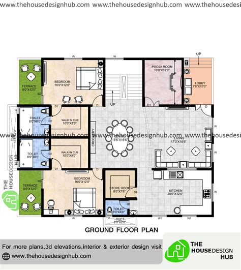 2 Bedroom House Plan In India