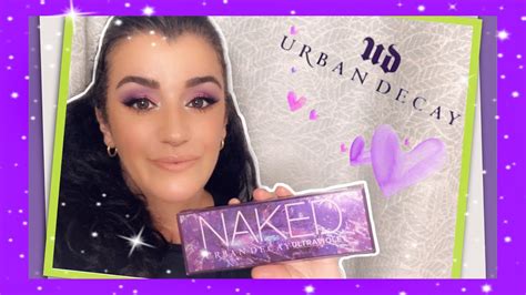 New Urban Decay Naked Ultraviolet Paleta Look Youtube