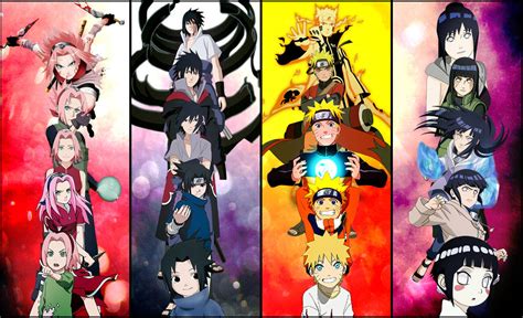 Naruto Sasuke Hinata Sakura Wallpaper By Sapphireyanou On Deviantart