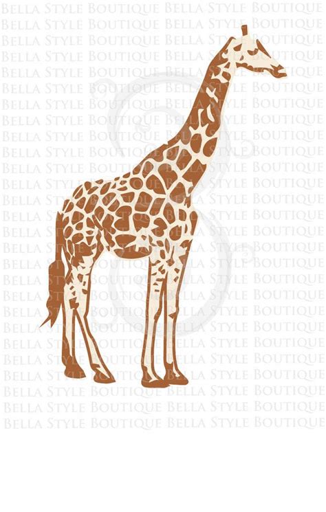Wildlife Animals Cut File Cricut Silhouette Funny Giraffe Face Svg