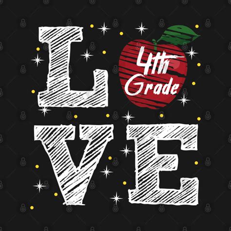 4th Grade Love 4th Grade T Shirt Teepublic