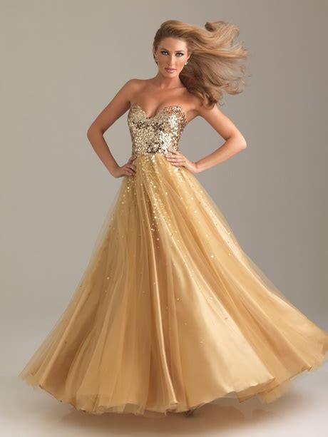 Gold Color Dresses Natalie