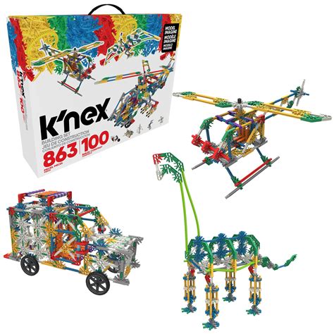 Buy Knex 100 Model Building Set 863 Pieces Ages 7 Engineering