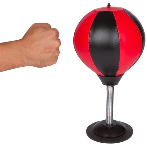 Desktop Punching Speed Bag Stress Buster With Pump By Trademark