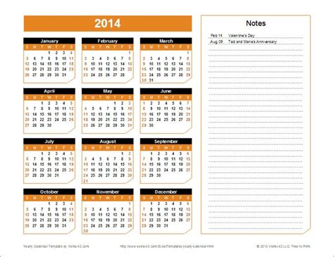 Yearly Calendar Templates Yearly Calendar Template Calendar Template