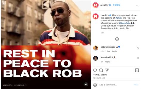 ‘rest In Beats Whoa Rapper Black Rob Dead At 51 Tributes Pour In