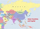 List of Asian Capitals by Countries - Guru On Time