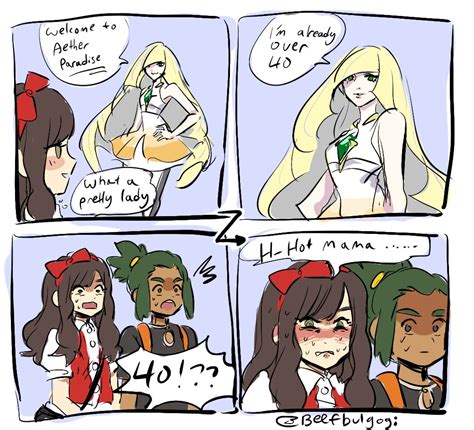 this is a pro goro blog lusamine may be a hot mama but lillie s my pokemon funny pokemon