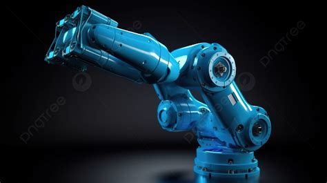 놀라운 3d 렌더링의 파란색 로봇 팔 로봇 팔 기계 팔 산업용 로봇 배경 일러스트 및 사진 무료 다운로드 Pngtree