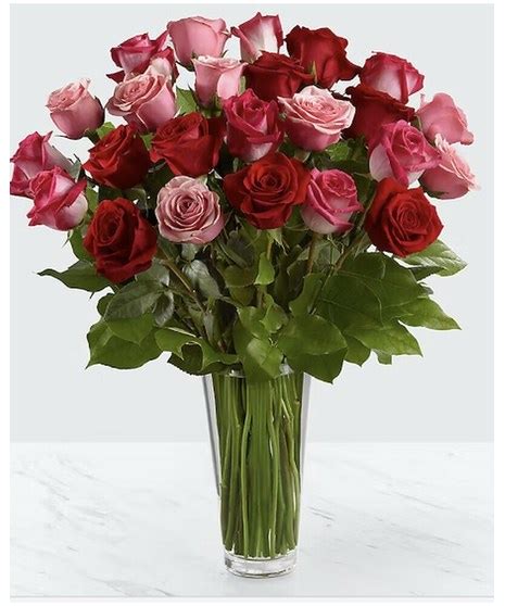 Romantic Long Stem Roses Granbury Flower Shop Tx Same Day Flower