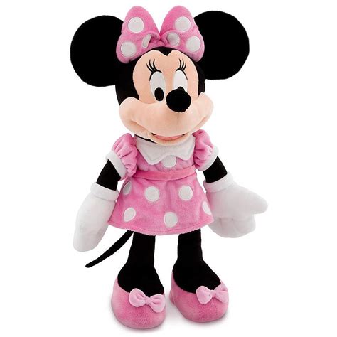 Buy Disney 16 Minnie Mouse In Pink Dress Plush Doll Online At