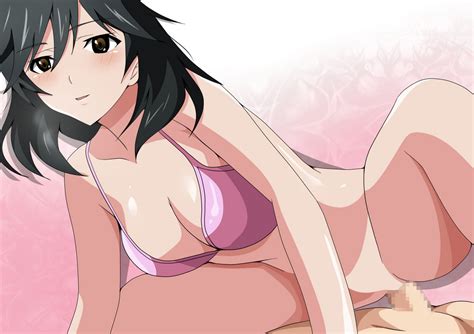 Rule 34 Black Hair Blush Censored Cowgirl Position Female Happy Sex Infinite Stratos On Top