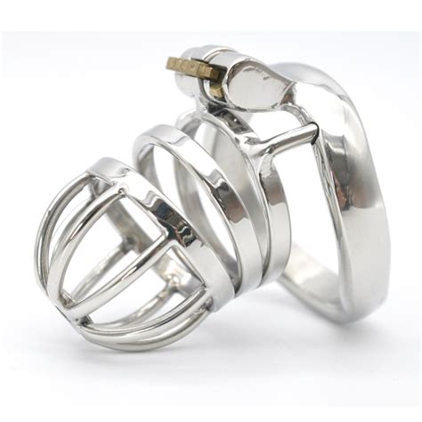 Chaste Bird Male Stainless Steel Cock Cage Penis Ring Chastity Device Catheter With Stealth New