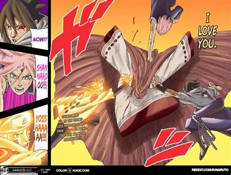 Naruto Sasuke And Sakura Defeated Kaguya Naruto Anime Manga
