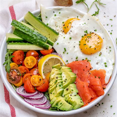 Smoked Salmon Breakfast Bowls For Clean Eating Clean