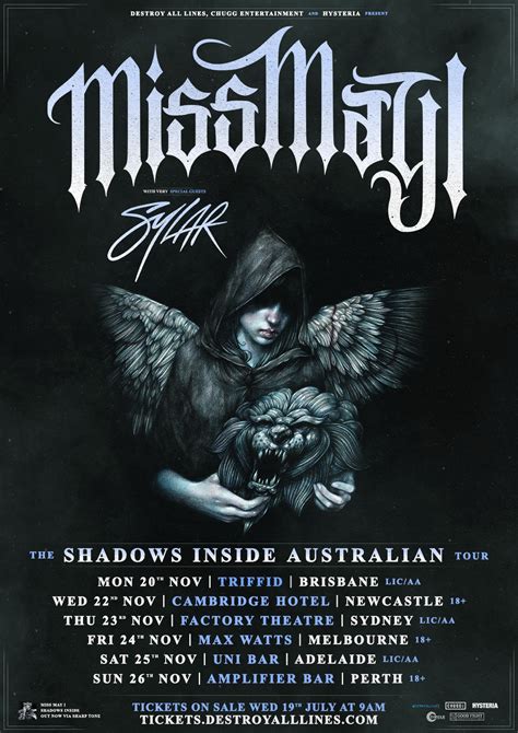 Miss May I Announce “the Shadows Inside” Tour Across The Ocean