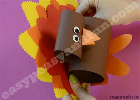 Simple Paper Turkey Craft Ôn Thi Hsg