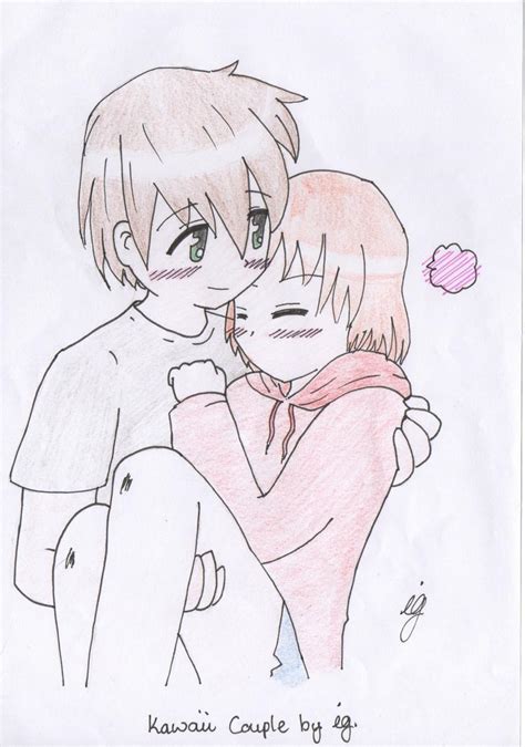 Cute Anime Couple By Umineko93 On Deviantart