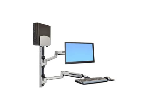 Ergotron 45 358 026 Lx Sit Stand Wall Mount System Touchboards
