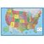 24x36 United States USA Classic Elite Wall Map Laminated  Walmartcom