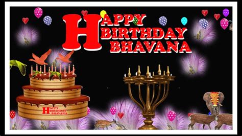 Bhavana Happy Birthday To You Youtube