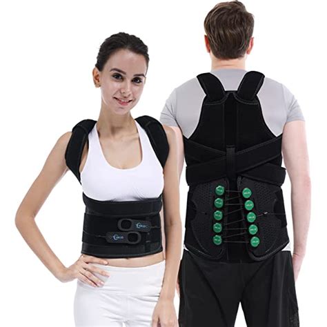 Thoracic Tlso Full Back Brace Scoliosis Spinal Stenosis Fractured