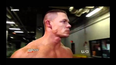 Wwe Raw 1 23 12 John Cena Angry Face Youtube