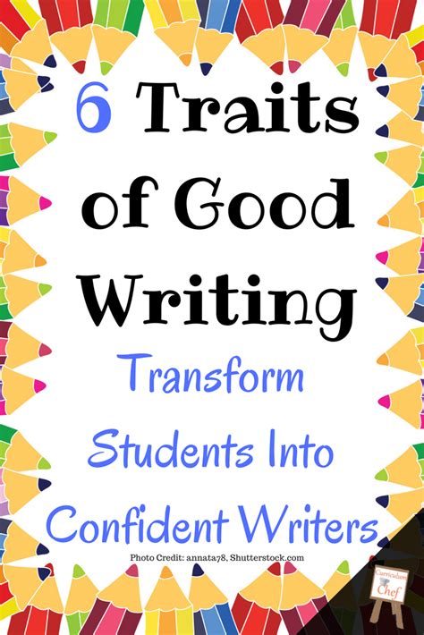 Six Traits Of Writing How To Create Really Awesome Writers Six Trait Writing Creative