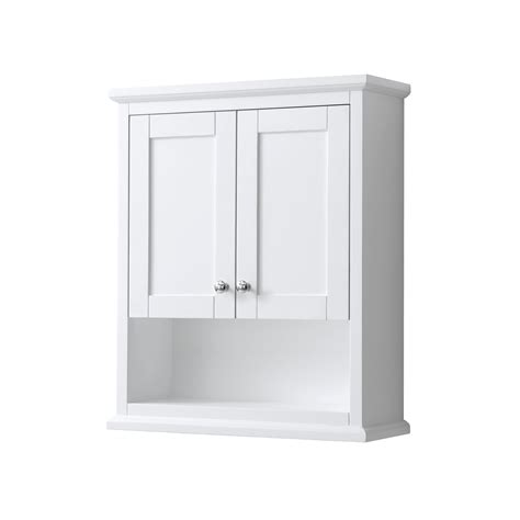 Large painted shelving that harmonizes with other bathroom colors, fixtures and cabinetry can enhance a bigger. Avery Over-Toilet Wall Cabinet - White | Free Shipping ...