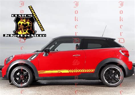 New Design Saw Graphic Mini Cooper Stickers Racing Decals Clubman