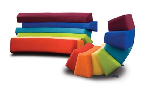 Furniture repair & upholstery service. Colorful furniture with all the colors of the rainbow ...