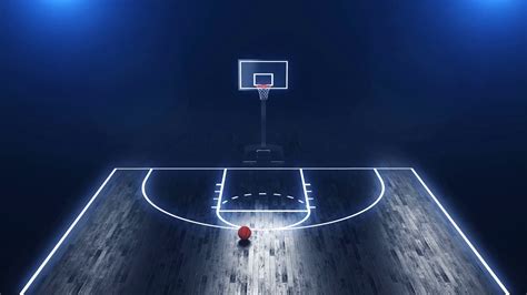 Basketball Field With Basketball Board Ball Stock Footage Sbv 338663036