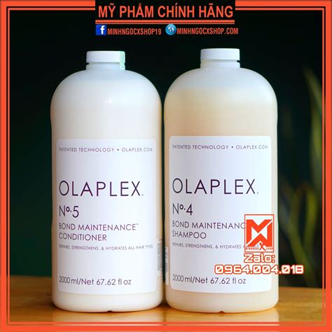 Bộ Gội Xả Olaplex No4 No5 2000ml Chính Hãng Shopee Việt Nam