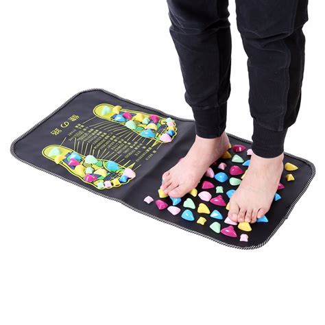 Reflexology Stone Foot Acupressure Massage Mat Pain Relief Feet Walk Massager Walk Stone Foot