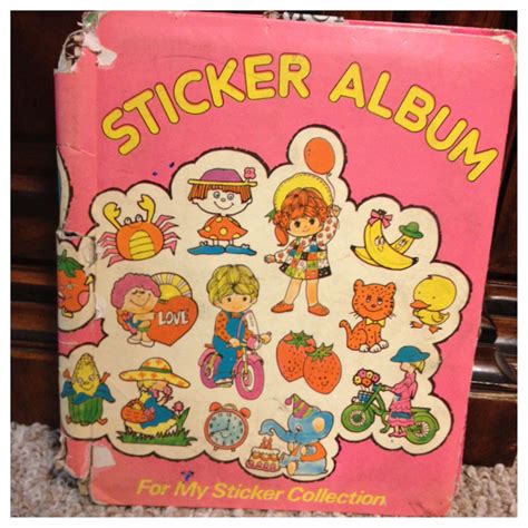 My Old Sticker Album From The 80s Sticker Collection Sticker Album