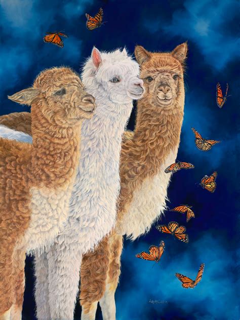 Midnight Ballet By Laura Curtin Animal Drawings Cute Alpaca