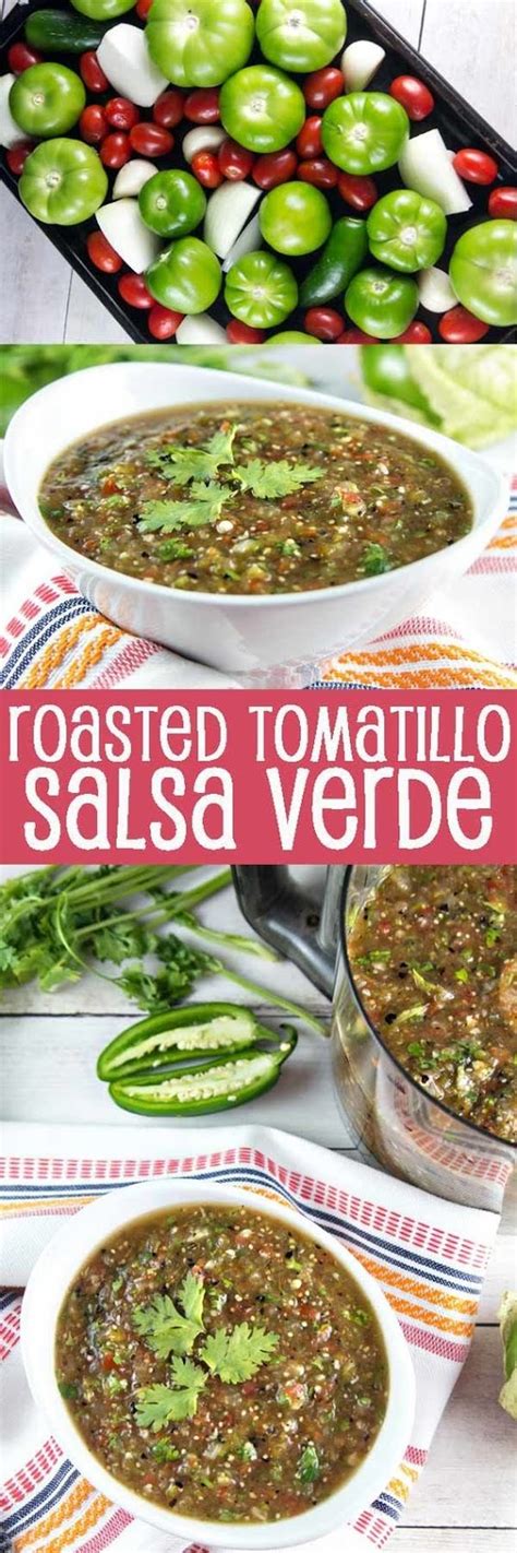 Roasted Tomatillo Salsa Recipe Home Inspiration And Diy